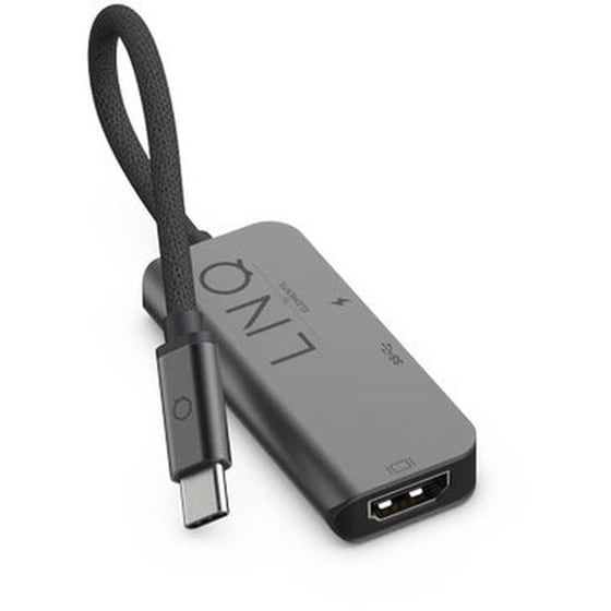 USB Hub Linq 3-Port LQ48000 - Γκρι image 1