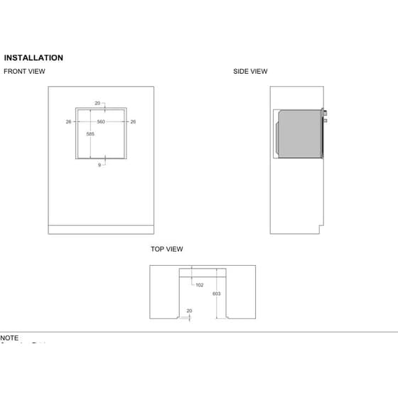 BERTAZZONI FMOD6117CTX3 76 Lt Inox Εντοιχιζόμενος Φούρνος Άνω Πάγκου image 7