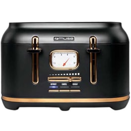 MUSE MS-131 BC 4 Θέσεων 1800W Μαύρο Φρυγανιέρα