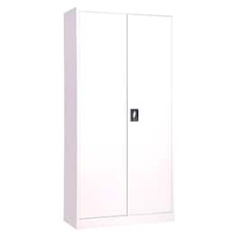Ντουλάπα Nextdeco Δίφυλλη Μεταλλική 90x40x185 cm - Λευκή