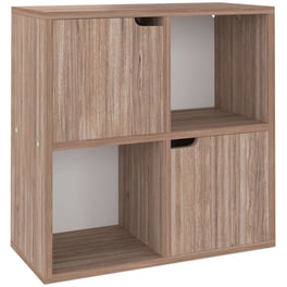 Βιβλιοθήκη VidaXL από Μοριοσανίδα  60x27.5x59.5 cm -  Δρυς