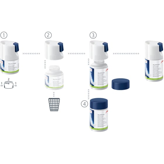 Mini-Tabs Για Καθαρισμό Συστήματος Γάλακτος JURA 24157 90g (Refill) image 1