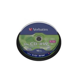 Verbatim DataLifePlus CD-RW 700MB 12x - Cake 10 τεμ - μέσο αποθήκευσης