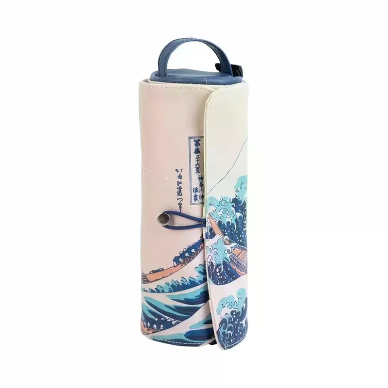 KOKONOTE Κασετίνα Βαρελάκι που Ξεδιπλώνει Hokusai Kokonote