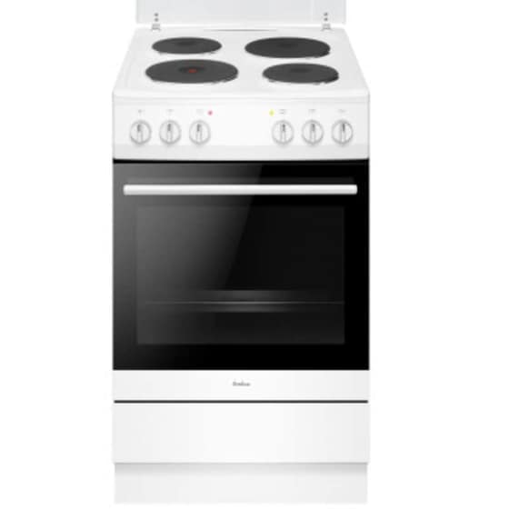 AMICA SHE 11555 W 62 Lt Λευκό Ηλεκτρική Κουζίνα Εμαγιέ image 0