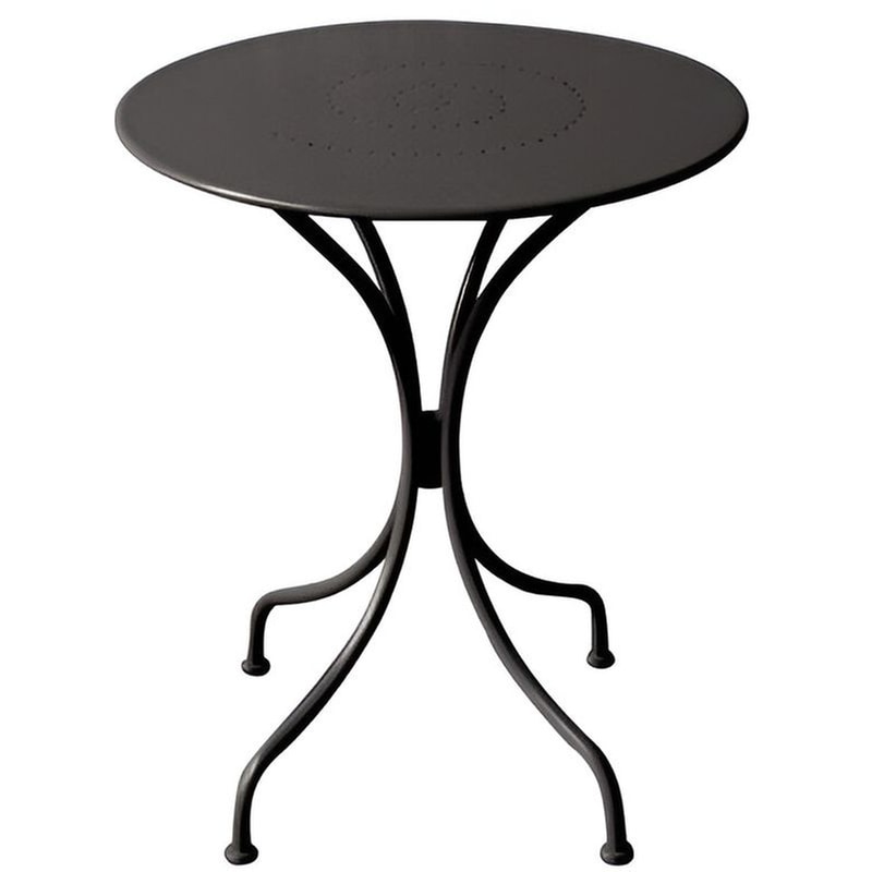 Τραπέζι Εξωτερικού Χώρου Woodwell από Μέταλλο φ60x70 cm - Μαύρο