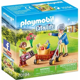 PLAYMOBIL® City Life Γιαγιά με Εγγονή (70194)