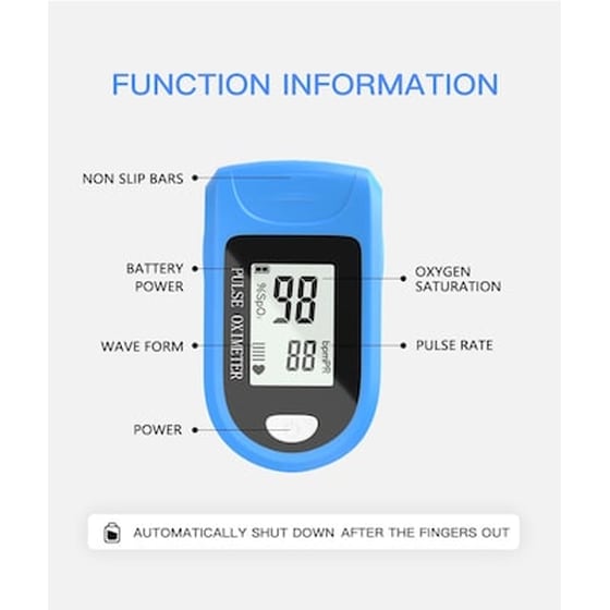 Παλμικό Οξύμετρο Δαχτύλου X-1906 image 4