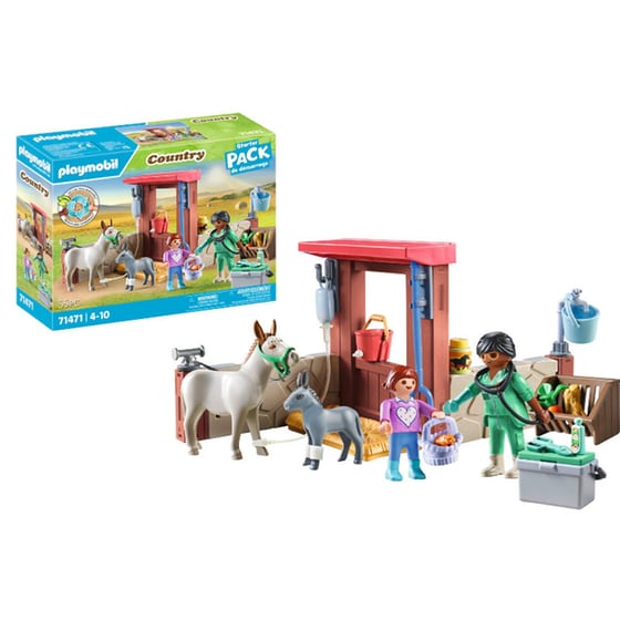 PLAYMOBIL® Country Starter Pack Φροντίζοντας τα γαϊδουράκια (71471) image 2