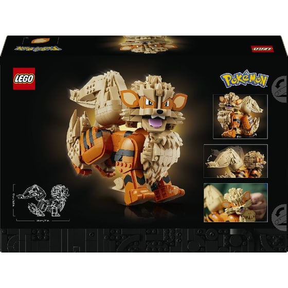 LEGO® Pokémon™ Arcanine Pokémon Figure Building Set (72160) image 8