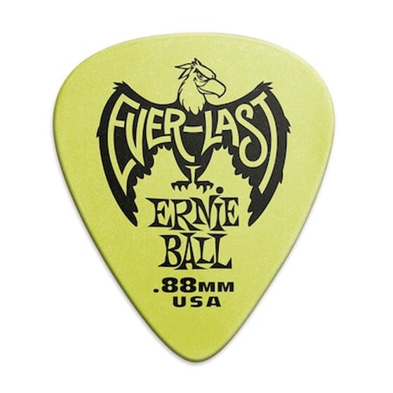 Ernie Ball 9191 Everlast 0.88mm Green Πέννα (1 Τεμάχιο) image 0