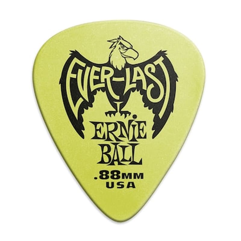 ERNIE BALL Ernie Ball 9191 Everlast 0.88mm Green Πέννα (1 Τεμάχιο)