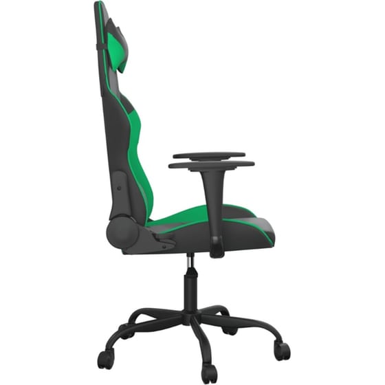 Καρέκλα Gaming VIDAXL 345402 με Ρυθμιζόμενα Μπράτσα από Τεχνητό Δέρμα - Μαύρο image 2