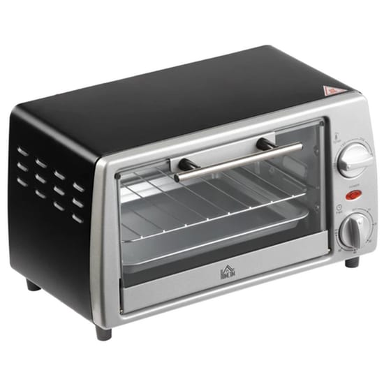 HOMCOM 800-084 10 Lt Ασημί Φουρνάκι image 2