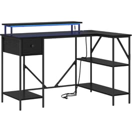 Γραφείο VidaXL από Επεξεργασμένο Ξύλο 120x79x86,5 cm - Μαύρη Οξιά