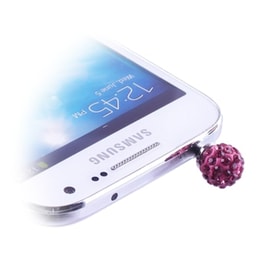 Βύσμα Anti-Dust Volte-Tel Diamond Ball 3.5mm Jack - Pink