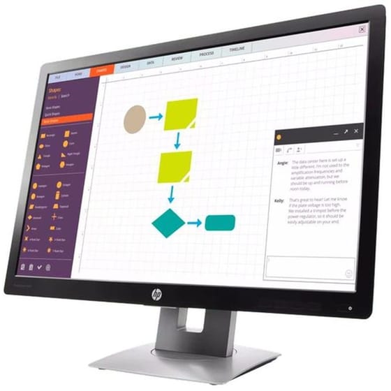 Refurbished HP EliteDisplay E242 24'' WUXGA IPS Flat 60Hz 7ms | Grade A image 1