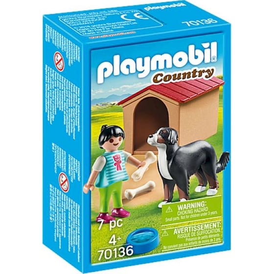 PLAYMOBIL® Country Παιδάκι με Σκύλο (70136) image 0