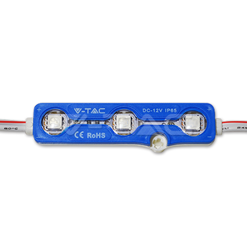 E-DAMIANAKIS Led Module 3smd Chips5050 1.2watt Μπλε Για Επιγραφές Ip67 Vt-50503 V-tac