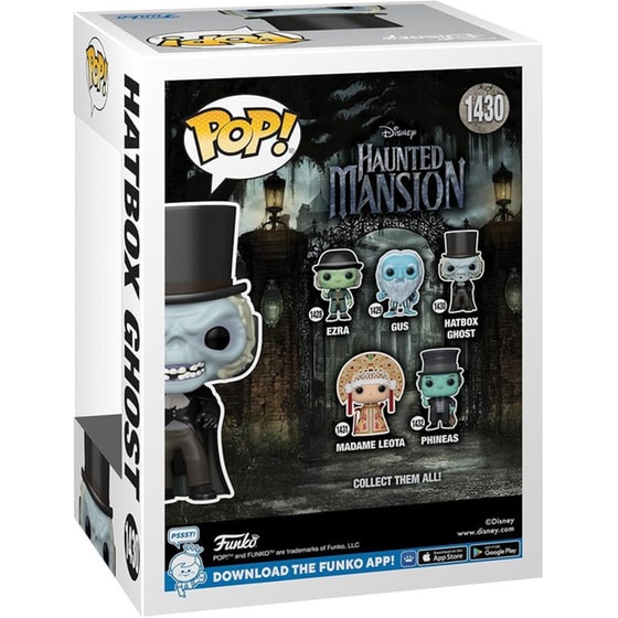 Funko Pop! Disney The Haunted Mansion - Hatbox Ghost #1430 image 2