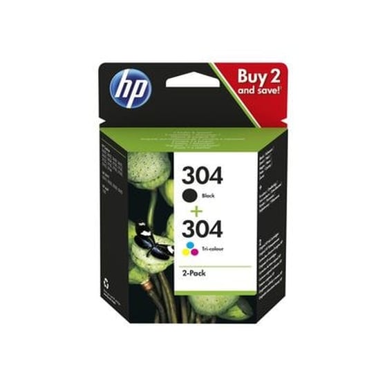 HP 304 Πολλαπλό / Μαύρο Πακέτο 2 Μελανιών Εκτυπωτή image 0