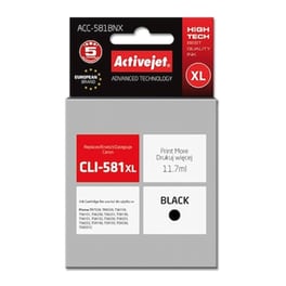 Συμβατό Canon Cli-581XL Μαύρο Μελάνι Εκτυπωτή Cli-581bkXL
