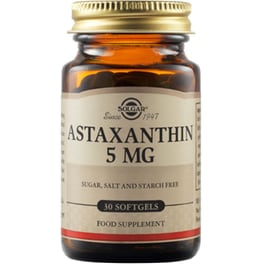 Ειδικό Συμπλήρωμα Διατροφής Solgar Astaxanthin 5mg - 30 κάψουλες