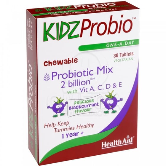 Προβιοτικό HEALTH AID Kidzprobio - 30 Μασώμενες ταμπλέτες image 0