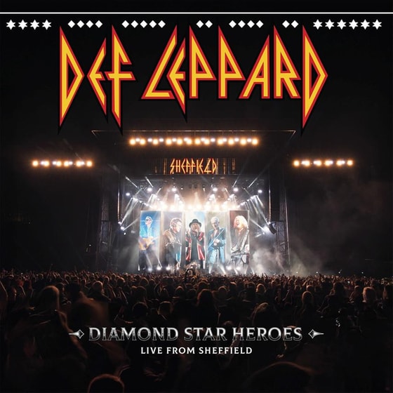 Diamond Star Heroes Live From Sheffield (Black, Red & White Splatter 2LP) image 2