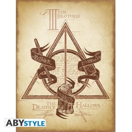 Μοντέρνος Πίνακας ABYstyle Harry Potter Deathly Hall 30 x 40 cm