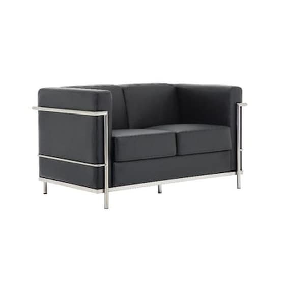 Διθέσιος Καναπές Woodwell Genova Ε947.22 130x73cm - Μαύρο image 0