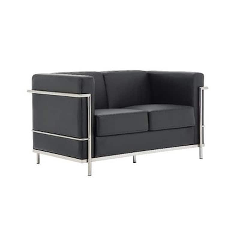 Διθέσιος Καναπές Woodwell Genova Ε947.22 130x73cm - Μαύρο