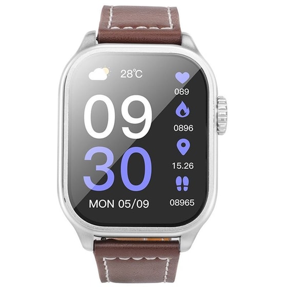 Smartwatch Hoco Y17 51mm V5.0 - Καφέ image 0
