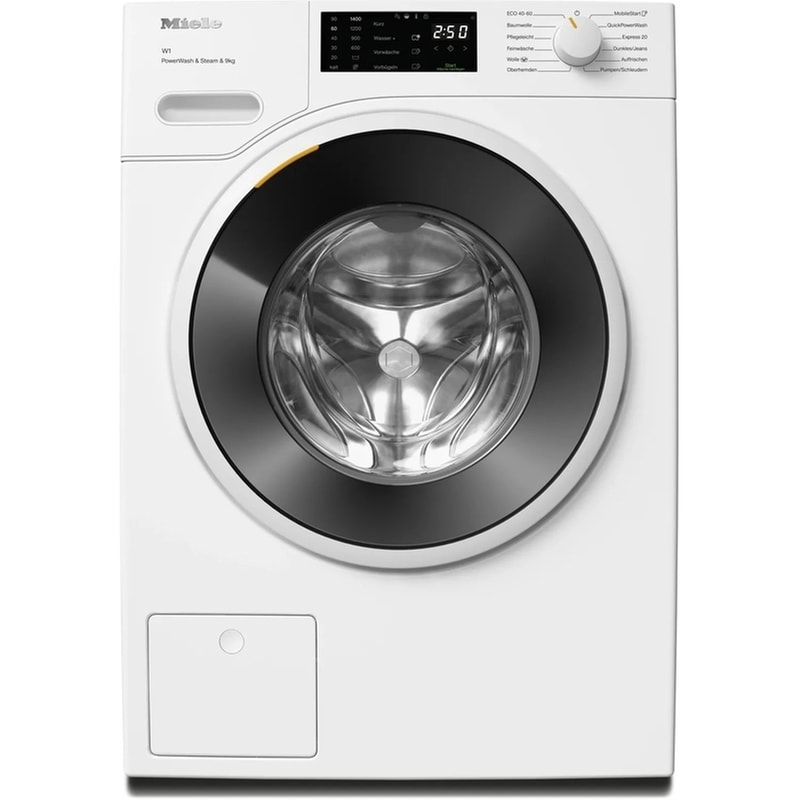 MIELE WWD380 WCS PWashSteam 9kg 1.400 Στροφές Λευκό με Wi-Fi Πλυντήριο Ρούχων