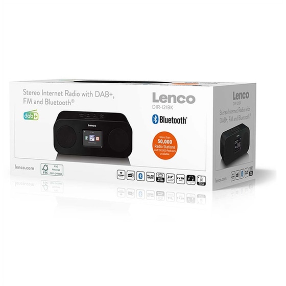 Ράδιο - Ξυπνητήρι Lenco DIR-121BK - Μαύρο image 4