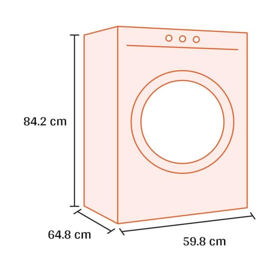 PITSOS WTP704D8 8 kg με Αντλία Θερμότητας Λευκό Στεγνωτήριο Ρούχων image 1