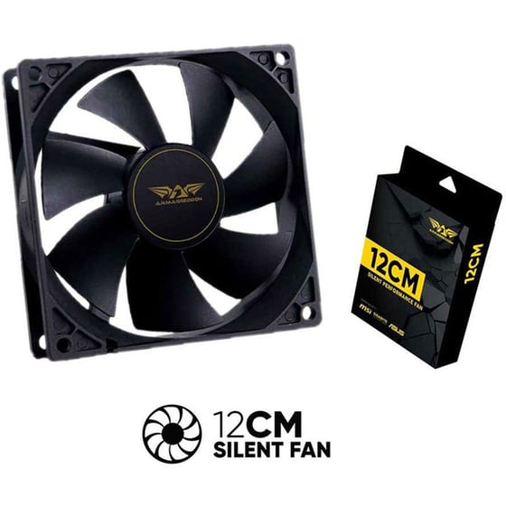 Case Fan Armaggeddon Silent 12 120mm - Μαύρο image 0