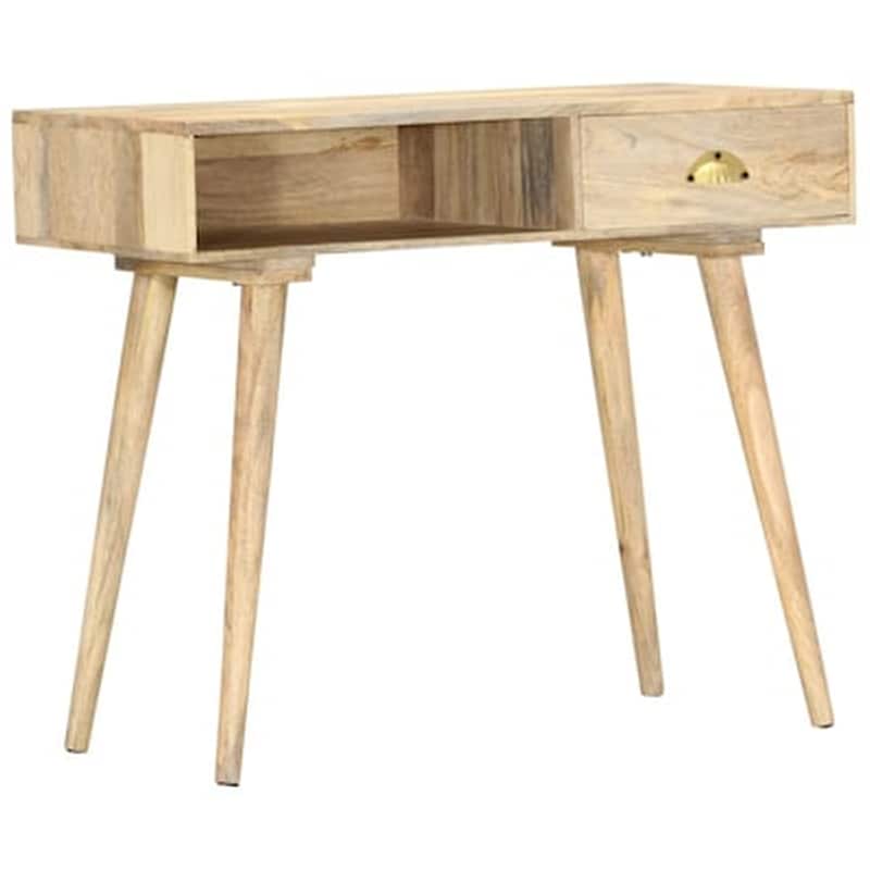 VIDAXL Κονσόλα Vidaxl από Μασίφ Ξύλο Μάνγκο 90x45x75 cm - Καφέ