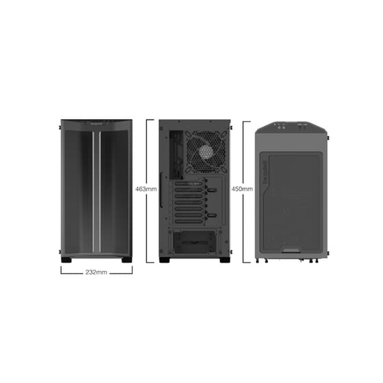 Κουτί Desktop Pure Base BeQuiet! 500DX - Μαύρο image 1
