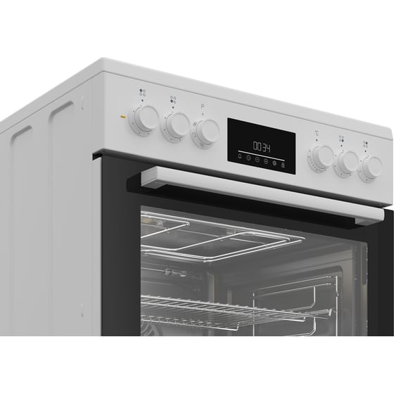 BEKO FBM67300WDS 72 Lt Λευκό Ηλεκτρική Κουζίνα Κεραμική image 3