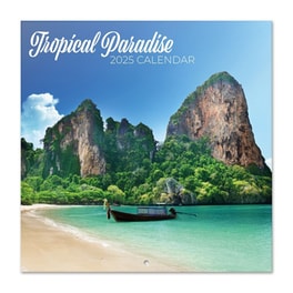 Ημερολόγιο Τοίχου 2025 30x30εκ Tropical Paradise