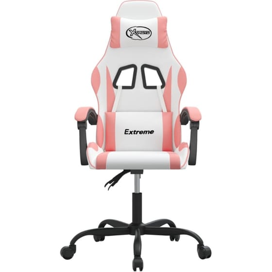 Καρέκλα Gaming VIDAXL 349576 από Τεχνητό Δέρμα - Λευκό image 1