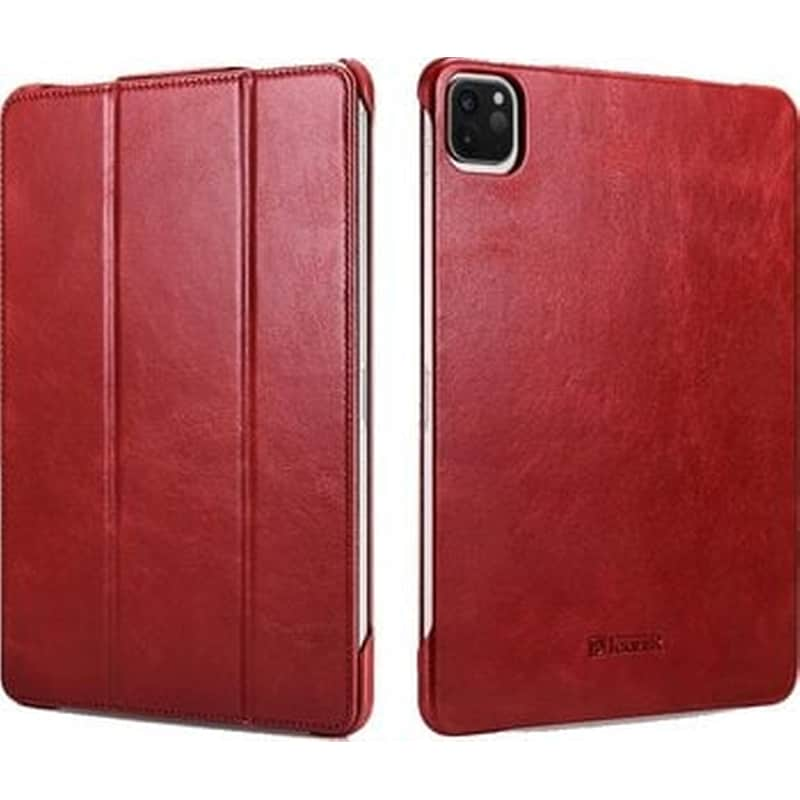 ICARER Θήκη Tablet Apple iPad Pro 12.9 - Icarer Rid 718 Genuine Leather - Red