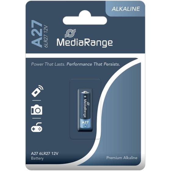 MediaRange Premium Alkaline Battery A27|6LR27|12V (MRBAT115) image 0