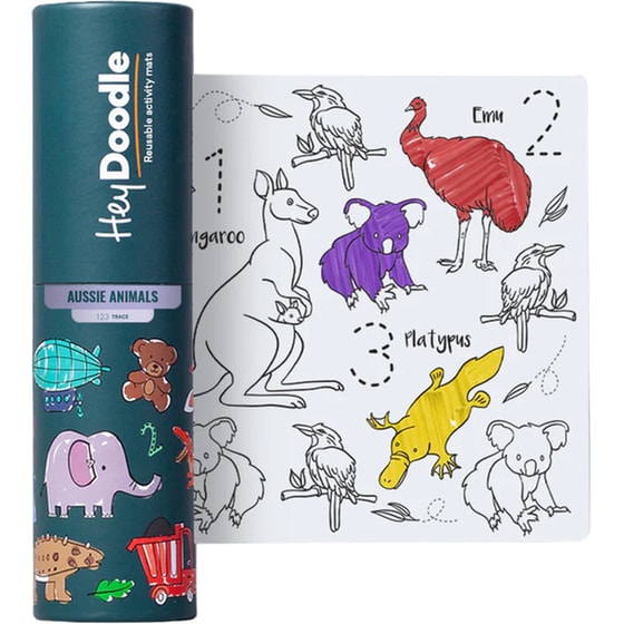 Χαλάκι Ζωγραφικής Hey Doodle Aussie Animals Mini image 0