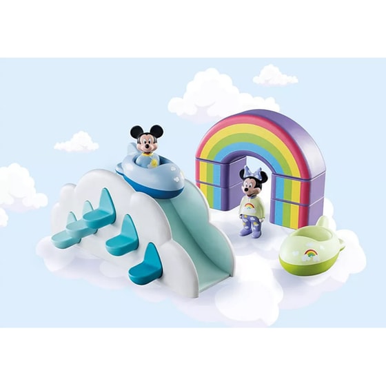 PLAYMOBIL® 1·2·3 Διασκέδαση Στα Σύννεφα με Τον Μίκυ και Τη Μίννι Μάους (71319) image 2