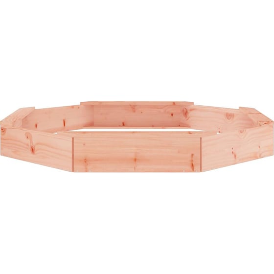 VidaXL Αμμοδόχος με Καθίσματα Οκτάγωνη 159.5x159.5x20cm Ξύλινη - Φυσικό Χρώμα Ξύλου image 4