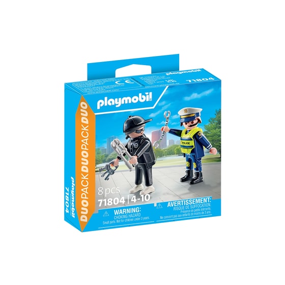 Playmobil Αστυνόμος και Διαρρήκτης (71804) image 0