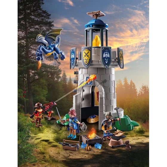 PLAYMOBIL® Novelmore Πύργος Ιπποτών με δράκο και σιδηρουργό (71483) image 3