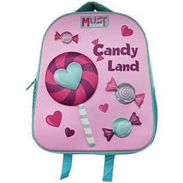 Τσάντα Πλάτης Προσχολική Must Team 3D Eva Candy